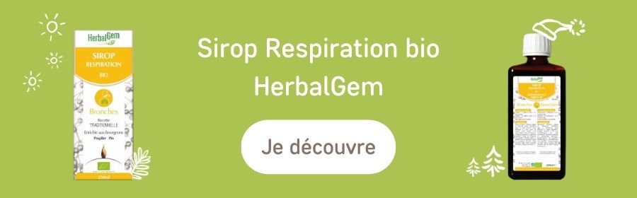 Découvrir le sirop Respiration bio de HerbalGem